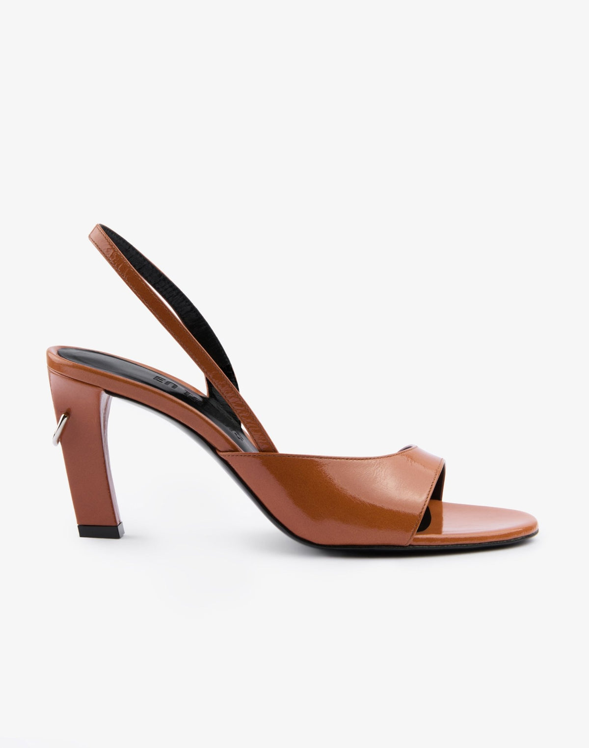 Blondy Sandal in Whisky Glazed Leather - En Talons