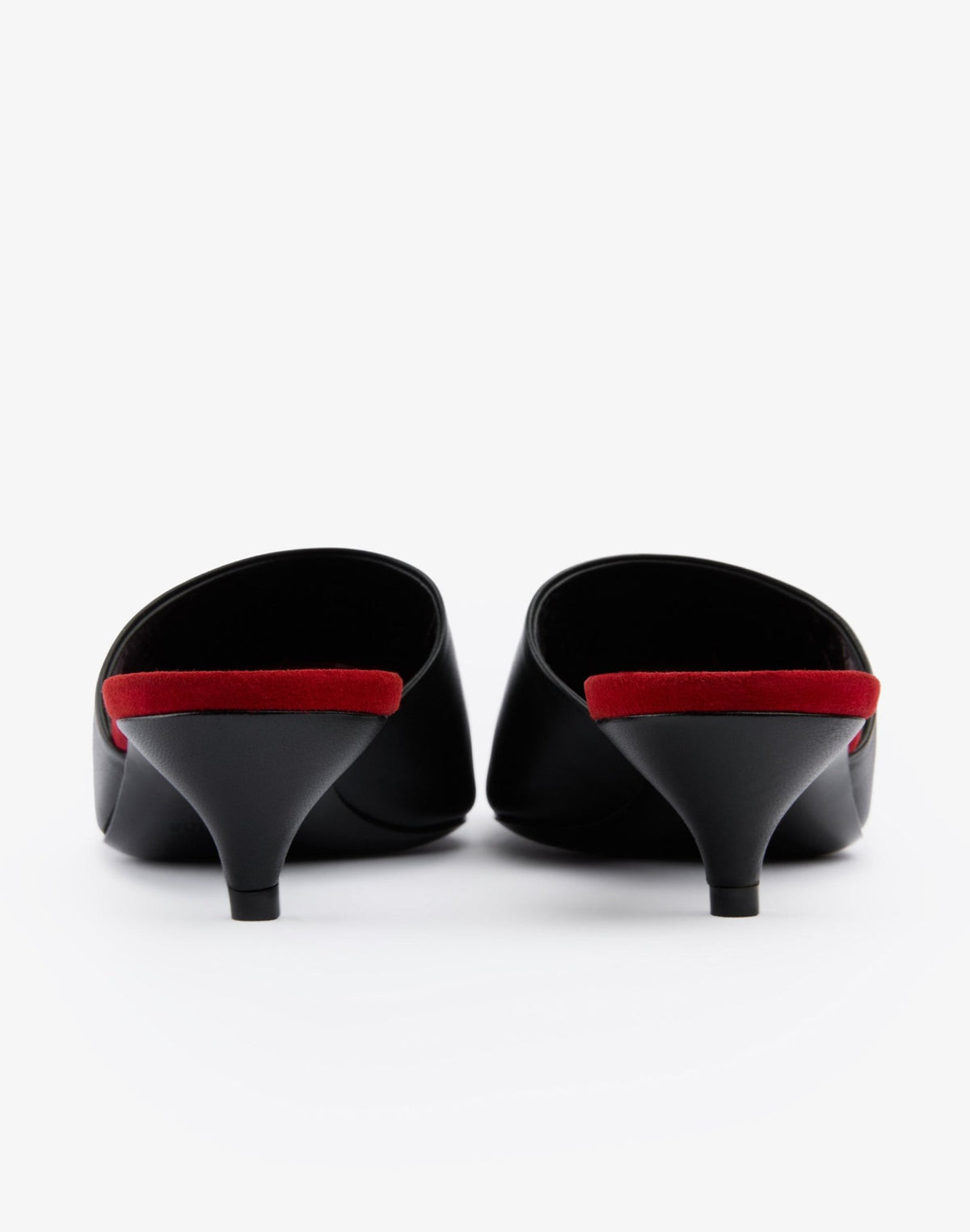 Lou Black Mule With Piercing Hardware - En Talons